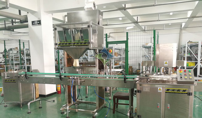 雜糧自動顆粒罐裝包裝生產線