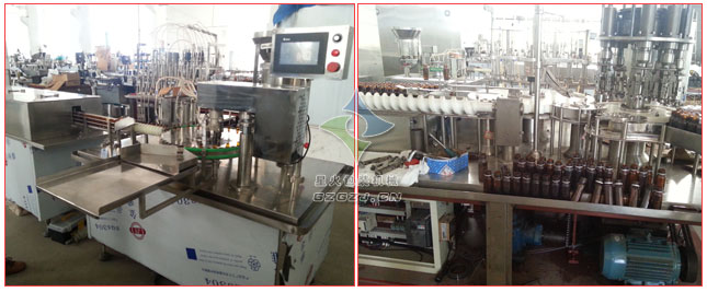 口服液、糖漿自動液體灌裝生產(chǎn)線