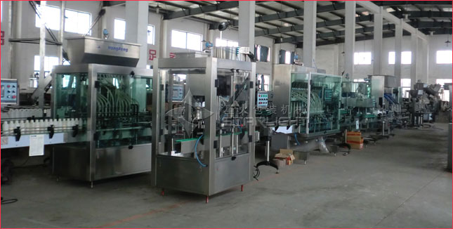 十二頭自動液體灌裝生產線,全自動液體灌裝生產線