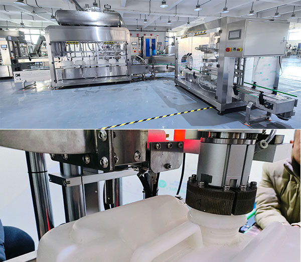 全封閉稱重式灌裝生產線