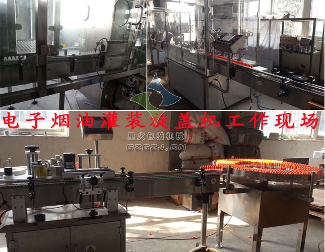 電子煙油灌裝旋蓋機