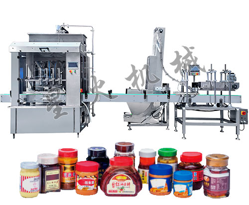 整套牛肉醬自動灌裝機