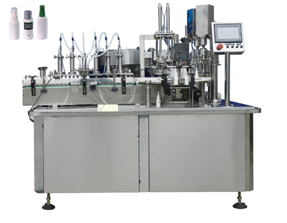 噴霧劑灌裝旋蓋機,自動噴霧劑灌裝聯動線