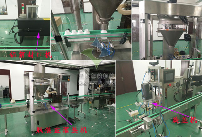 瓶裝鹽灌裝機,全自動調味鹽灌裝機