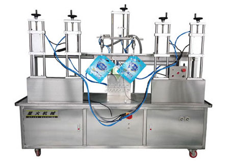 吸嘴袋灌裝旋蓋機(jī),吸嘴自立袋灌裝旋蓋機(jī)