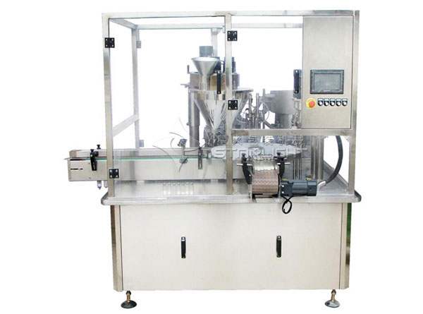小瓶醫藥粉末灌裝壓蓋機,小劑量粉末灌裝旋蓋機