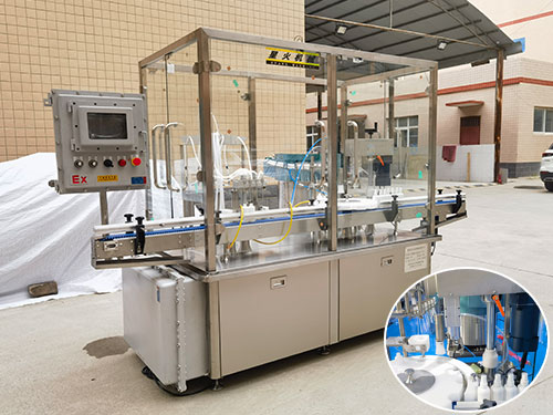 封閉式灌裝旋蓋一體機